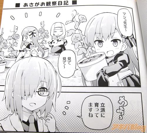「マシュ先生〜 見て見て〜」「わあっ 立派に育ってますね」