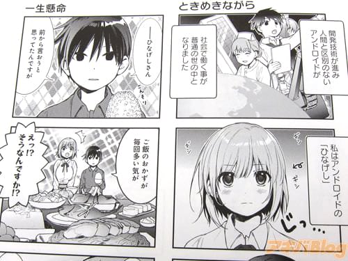 「開発技術が進み人間と区別のないアンドロイドが、社会で働く事が普通の世の中となりました。私はアンドロイドの“ひなげし”」