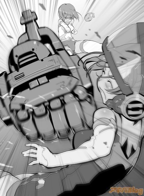 少女たちの姿を描くのは射尾卓弥さん
