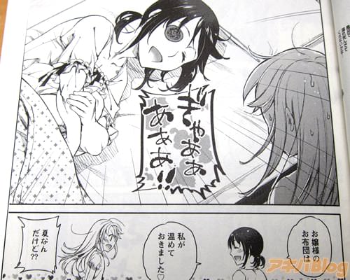 「ぎゃあああああ!!」「お嬢様のお布団は私が温めておきました」