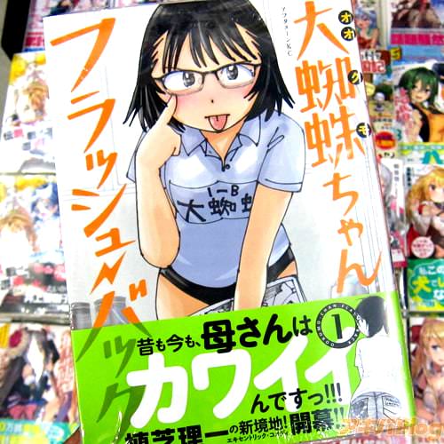 植芝理一氏のコミックス「大蜘蛛ちゃんフラッシュ・バック」1巻