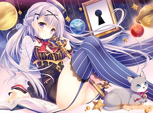 収録イラストのなかから、まずは萌王連載のピンナップを1枚。女の子のかわいさはもとより、細かく描き込まれた背景や、こだわりの小物類も注目ポイントです