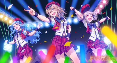 ヒロイン3人のライブシーン! 元気を貰えるキュート&パワフルさ