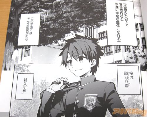 「伝説の木の下で告白されると永遠に幸せな関係になれる。この学園にはそんな伝説がある。俺は藤丸立香、新入生だ」