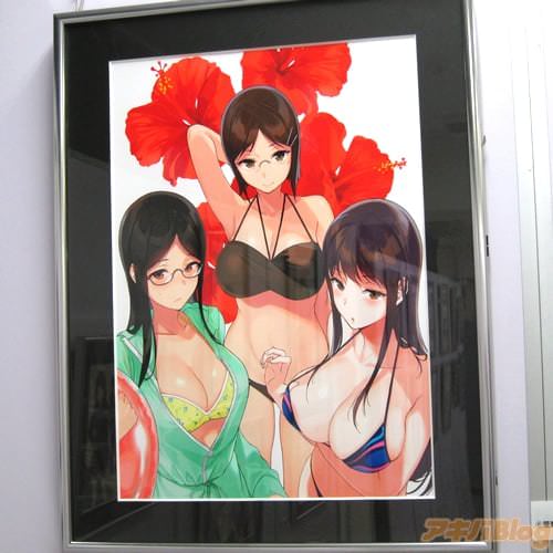 「笹森トモエ イラスト展」「放課後の優等生」