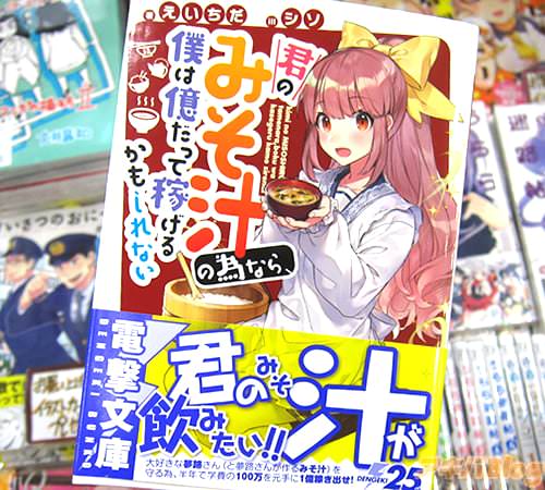 えいちだ氏のラノベ「君のみそ汁の為なら、僕は億だって稼げるかもしれない」