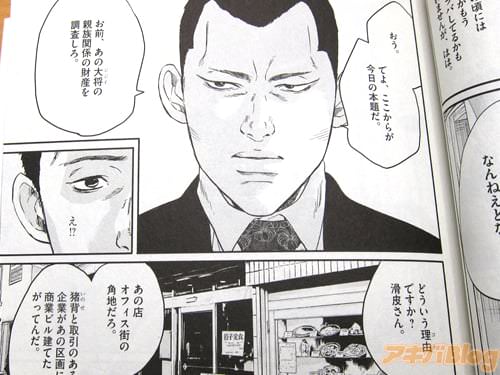 「でよ、ここからが今日の本題だ。お前、あの大将(ジジイ)の親族関係の財産を調査しろ」