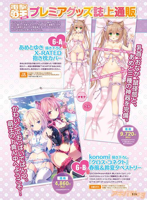 あめとゆき抱き枕カバーと、konomi タペストリー