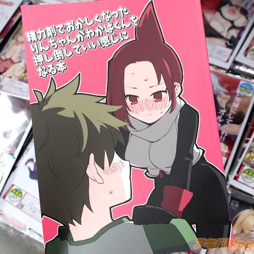 サークルグミ定食のケムリクサ同人誌
「精力剤でおかしくなったりんちゃんがわかばくんを押し倒していい感じになる本」