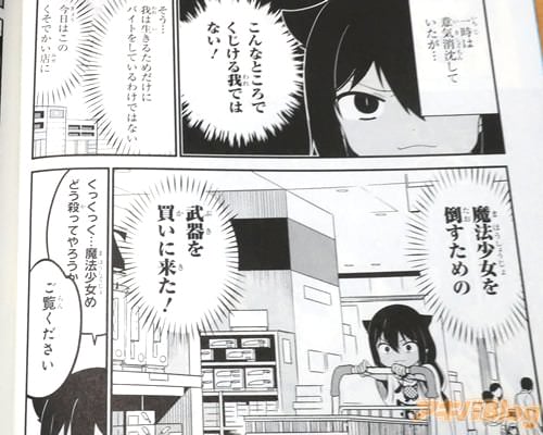 「(今日はこのくそでかい店に、魔法少女を倒すための武器を買いに来た!)」