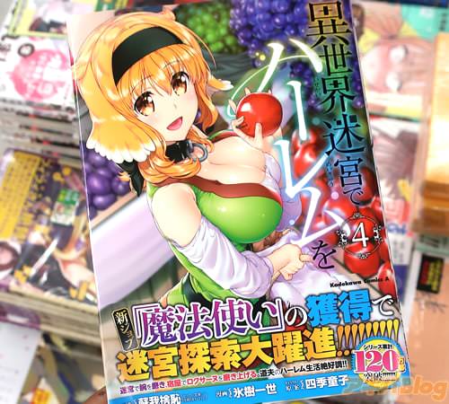 原作:蘇我捨恥&漫画:氷樹一世のコミックス「異世界迷宮でハーレムを」4巻