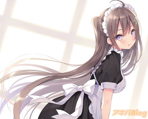 メイド服サクラちゃん。いたずらっぽい表情がたまりませんね