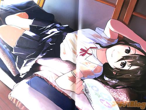 コミティア122新刊 同人誌「制服の女の子はかわいい」より ブラウス透けてる女の子イラスト
