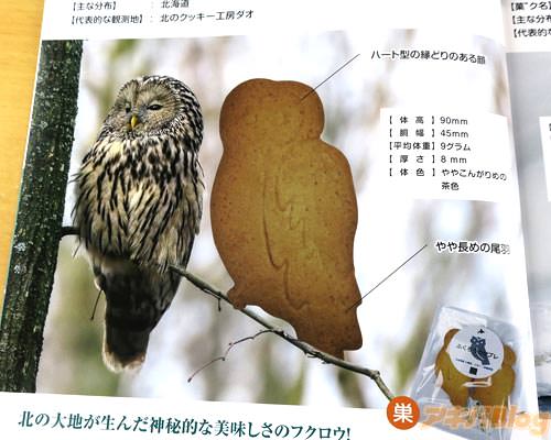 ふくろうサブレ(北海道)「北の大地が生んだ神秘的な美味しさのフクロウ!」