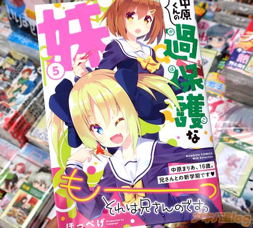 ほっぺげの4コマ漫画「中原くんの過保護な妹」5巻