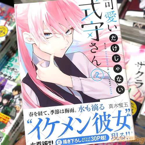 真木蛍五のイケメン彼女漫画「可愛いだけじゃない式守さん」2巻