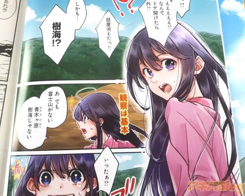 「なんでドア開けたら外!?部屋消えたっ!?しかも…樹海!?」