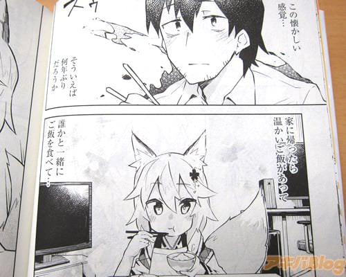 中野のもとに押しかけてきたキツネの仙狐(800歳・幼女)